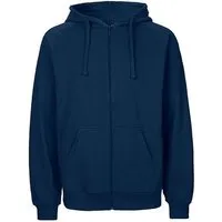 Neutral Neutral® Herren Unisex College Hoodie Zoodie Hoody Kapuzenjacke Sweatjacke, Navy, – Produktbild 1 von 1