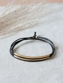 pikfine pikfine Tube Armband “Tingval” // vergoldet – Produktbild 1 von 1