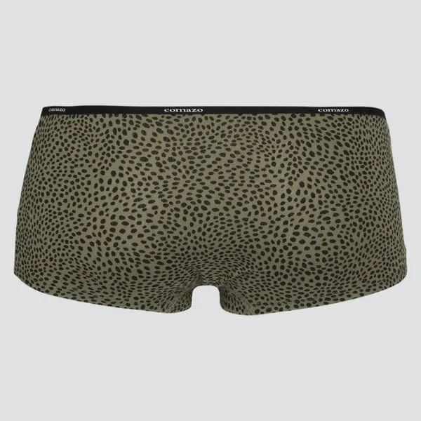 comazo|earth comazo|earth Fairtrade Panty | GOTS zertifiziert, Olive bedruckt, – Produktbild 4 von 4