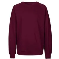 Neutral Neutral® Neutral Sweatshirt Pullover Sweater Pulli 100% GOTS Bio Baumwolle, Bordeaux, – Produktbild 1 von 1