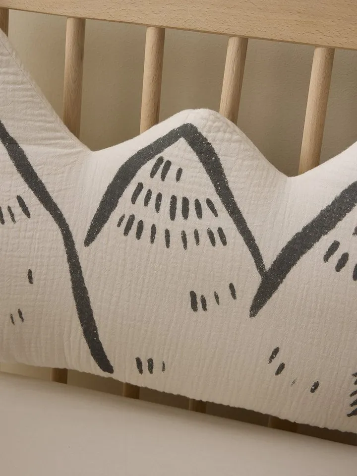 Vertbaudet Vertbaudet Bettumrandung Baby Bettumrandung/Laufgitterpolster HYGGE, Höhe 30 mm, Beige, – Produktbild 4 von 4