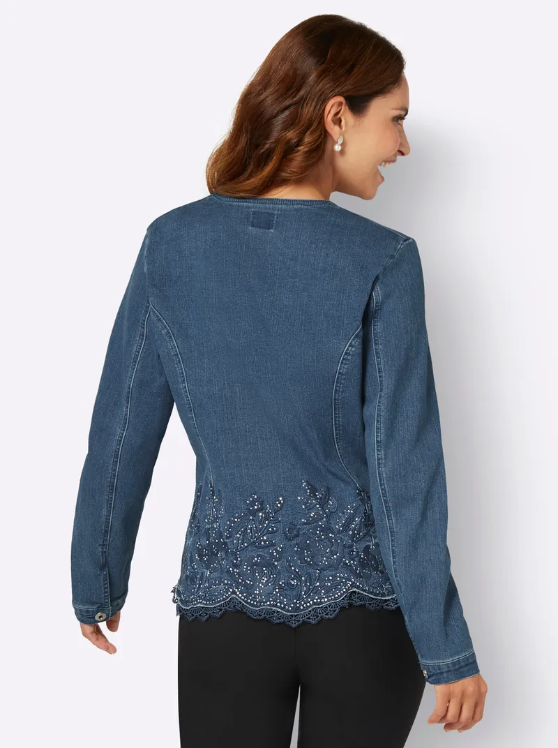 Witt Blusenblazer, Blue-bleached, – Produktbild 2 von 2