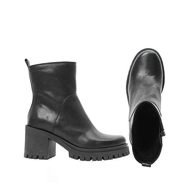 Ten Points Ten Points Leder-Absatzboots, Ylva, Schwarz, – Produktbild 2 von 3