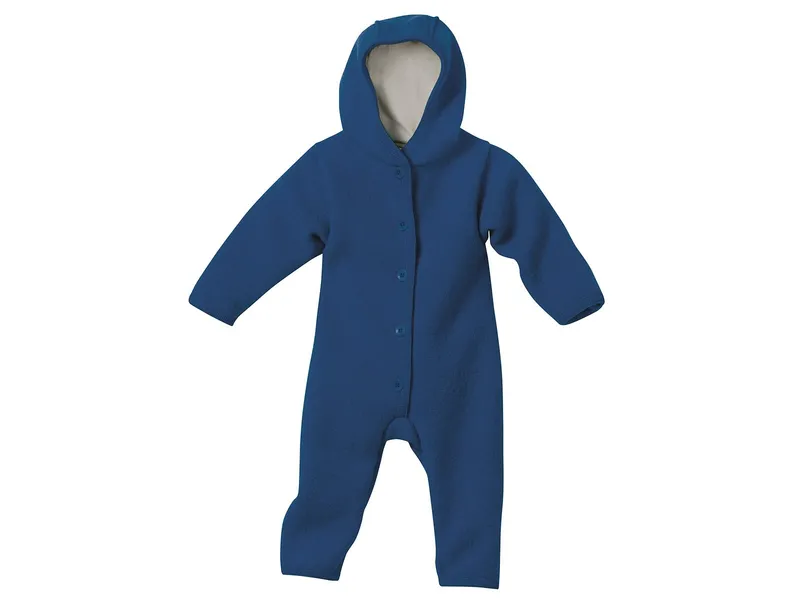 Disana Disana Baby Walk-Overall Bio-Merinowolle marine Gr.74/80, Blau, – Produktbild 1 von 1