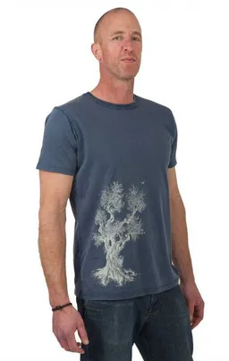 Life-Tree Life-Tree Shirt aus Biobaumwolle für Herren "Olive Tree" – Produktbild 1 von 1