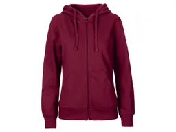 Neutral Neutral Bio-Damen-Sweatjacke mit Kapuze bordeaux, Gr. XS – Produktbild 1 von 1