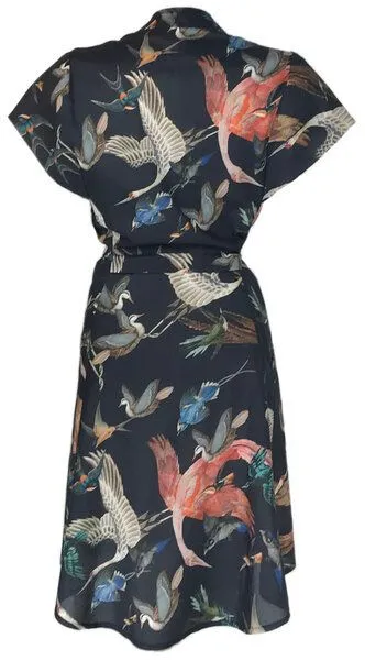 FORMAT FORMAT KIND Kleid, Gemustert (birds), – Produktbild 3 von 4