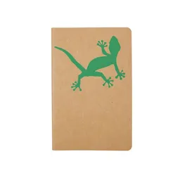 HANDGEDRUCKT HANDGEDRUCKT "Gecko" NOTIZHEFT DIN A6 liniert – Produktbild 1 von 1