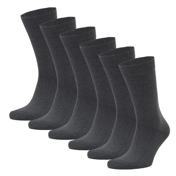 Opi and Max Opi and Max 3 Paar Bio-Baumwollsocken (98%) GOTS-zertifiziert, Dunkelgrau, – Produktbild 2 von 3