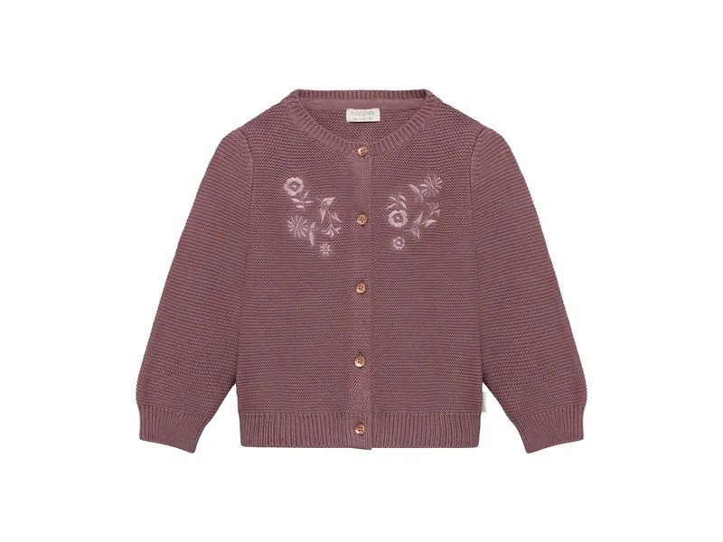 Noppies Cardigan Bio-Baumwolle (kbA) rose taupe 74, Rosa, – Produktbild 1 von 1