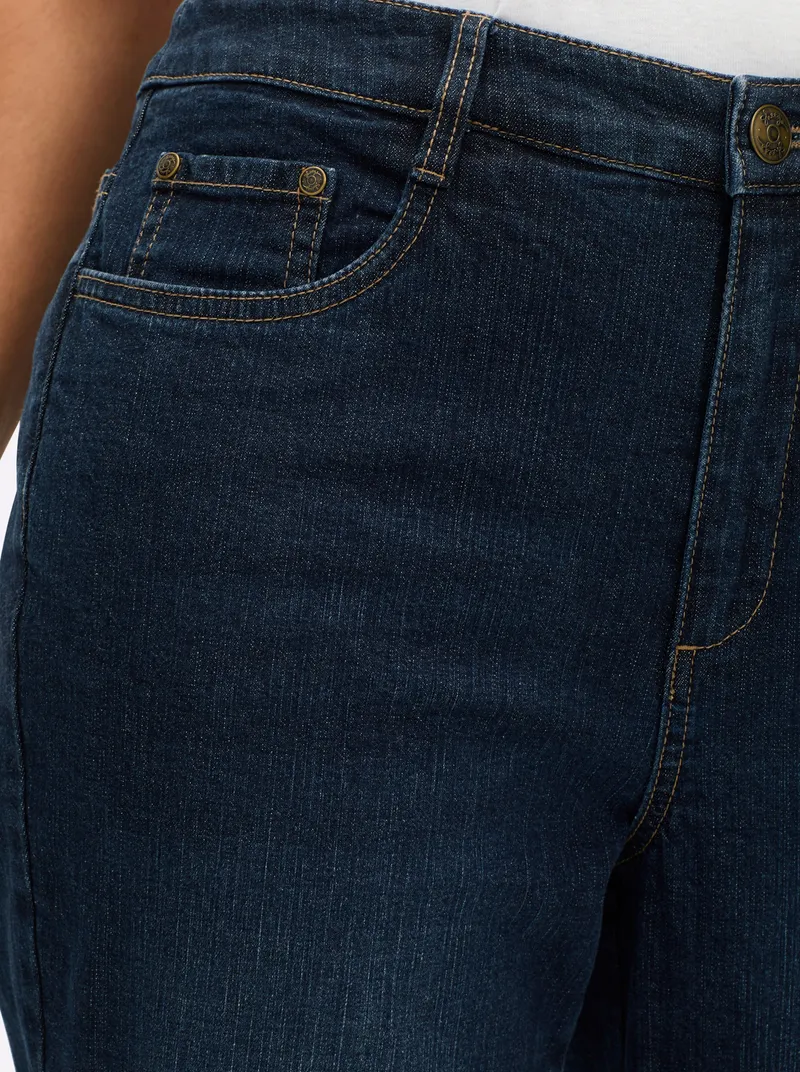 sheego High-waist-Jeans dark blue, Dark blue, – Produktbild 2 von 2