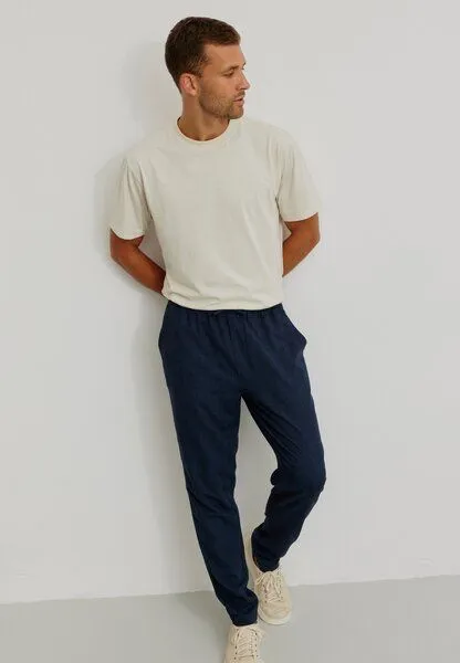 recolution Herren Hose aus Leinen und LENZING ECOVERO Viskose Mix - TANGELO - recolution, Navy (blau), – Produktbild 3 von 4