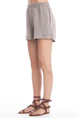RAVENS VIEW IBIZA RAVENS VIEW IBIZA Damen vegan Shorts Creta Stone Grey – Produktbild 1 von 1