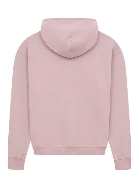 EarthPositive EarthPositive Damen Hoodie - Half Zip Suede - aus Bio-Baumwolle, Miami pink (rosa), – Produktbild 3 von 3