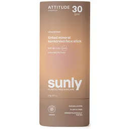 Attitude Attitude Sunly Tinted Face Stick SPF30 - Parfümfrei – Produktbild 1 von 1
