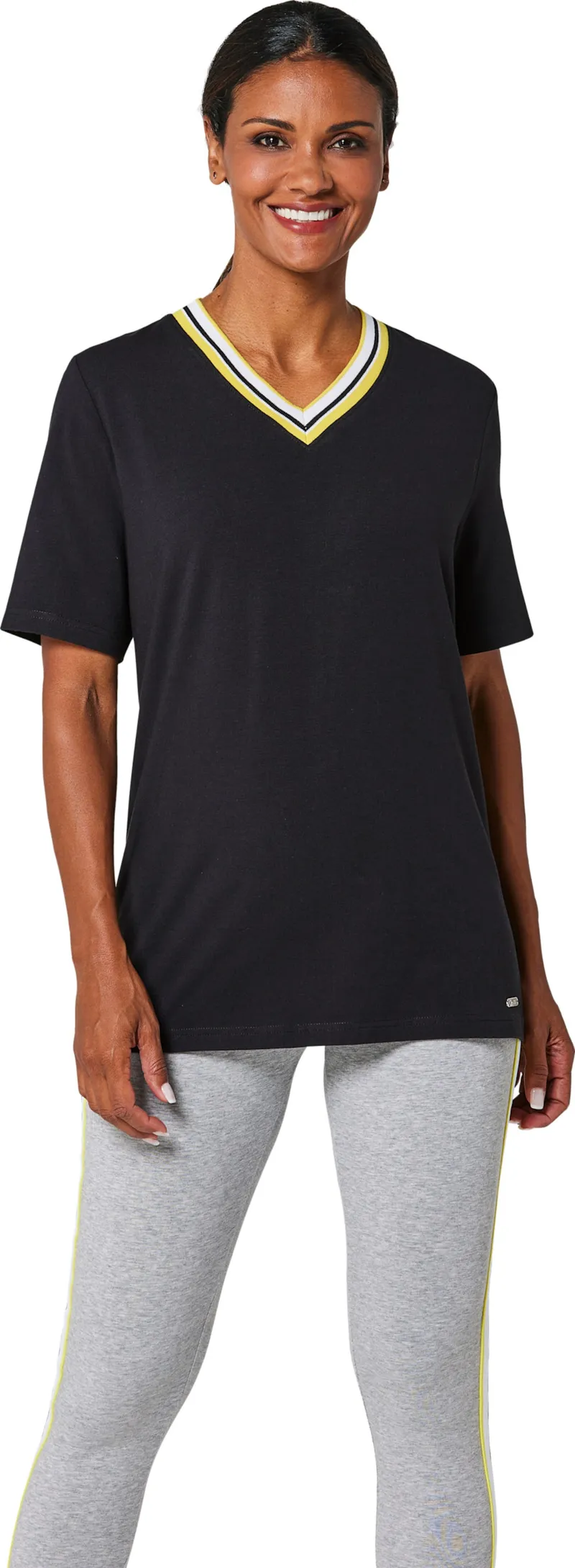 feel good Shirt schwarz, Schwarz, – Produktbild 2 von 2