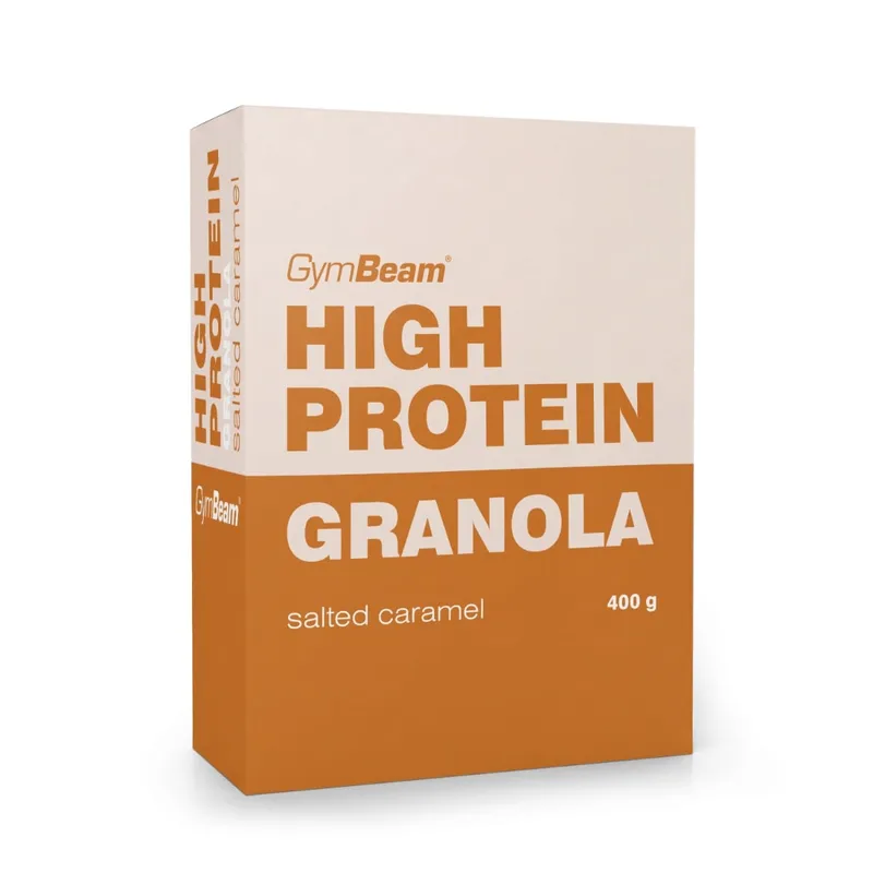 GymBeam Food GymBeam High Protein Granola 400 g Salted Caramel – Produktbild 1 von 1