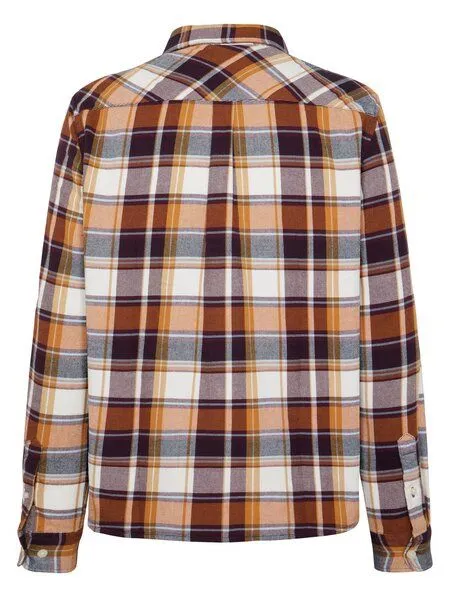 KnowledgeCotton Apparel KnowledgeCotton Apparel Kariertes Hemd CHECKERED SHIRT Flanell aus Bio-Baumwolle, Rot (red check), – Produktbild 2 von 3