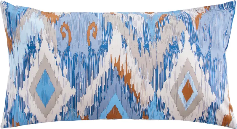 heine home Bettwäsche mittelblau-elfenbein-bedruckt, Mittelblau-elfenbein-bedruckt, – Produktbild 3 von 3