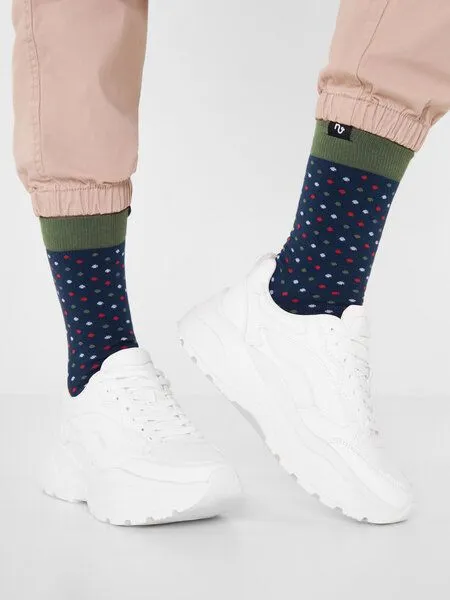 Natural Vibes Natural Vibes Bunte Socken Bio GOTS | Herren Damen Socken | Dots, Dots (bunte), – Produktbild 1 von 3