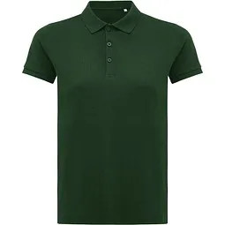 iqoniq Iqoniq Yosemite Damen Piqué-Poloshirt, forest green, L – Produktbild 1 von 1