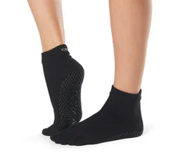 ToeSox Sportsocken Toesox Full Toe ANKLE Logo auf der Ferse und in der Gummierung der Sohle – Produktbild 1 von 1