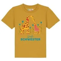 watabout kids watabout.kids T-Shirt Kinder Giraffe Große Schwester, Ochre, – Produktbild 1 von 1