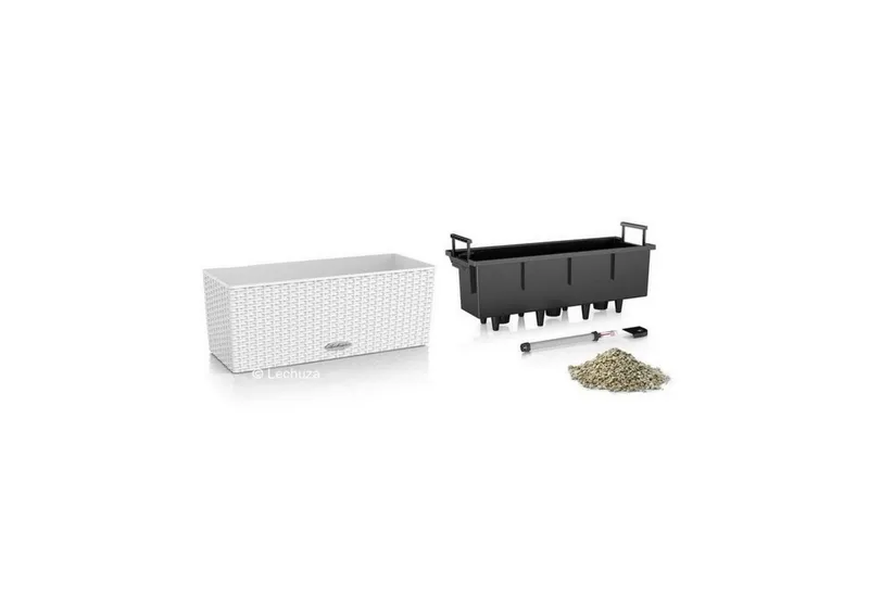 Lechuza® Lechuza® Balkonkasten Balconera Cottage 50 granit, Grau, – Produktbild 2 von 5