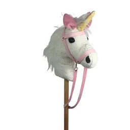 Pat und Patty Pat und Patty Mini Steckenpferd /Mini Steckeneinhorn aus Biobaumwolle mit Stab aus Buchenholz – Produktbild 1 von 1