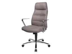 Topstar Topstar Bürodrehstuhl "Chairman 70" mit Armlehnen und Aluminiumfußkreuz hellbraun – Produktbild 1 von 1