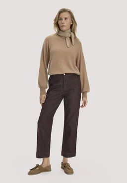 hessnatur hessnatur Jeans ELENY Culotte straight  Leg aus reinem Bio-Denim – Produktbild 1 von 1
