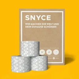 SNYCE SNYCE Toilettenpapier Design Nice Cube - 100% Recycling - 300 Blatt pro Rolle – Produktbild 1 von 1