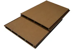 woodstore24 XXL Einzelelement WPC Zaun / Sichtschutz / Steckzaun, 20 x 200 x 1800 mm, beidseitig glatt gebürstet, Modulares Zaunsystem, in braun (Serie WoodoNorderney) – Produktbild 1 von 1