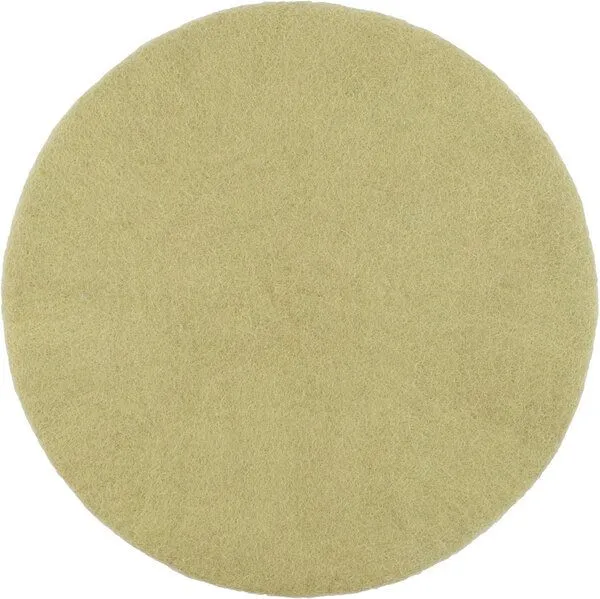 myfelt myfelt Flachfilz Sitzauflage (⌀ 36 cm, 36 x 36 cm), Hellgrün (pitt), – Produktbild 1 von 4