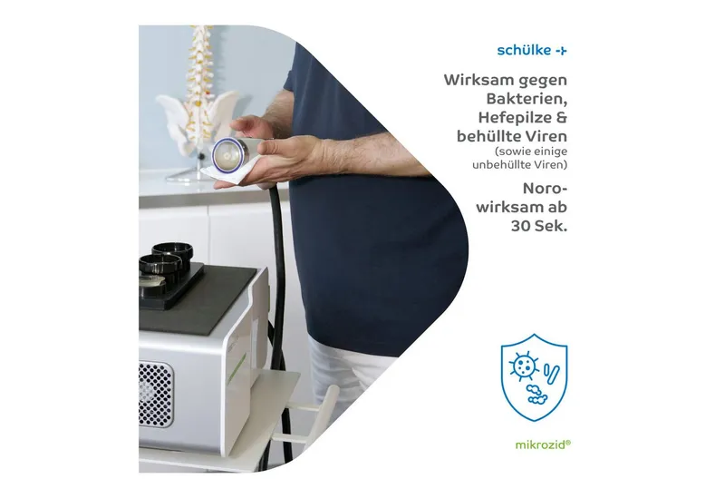 SCHÜLKE & MAYR SCHÜLKE & MAYR mikrozid® universal p wipes free line - Desinfektionstücher 114 Tücher Oberflächen-Desinfektionsmittel – Produktbild 3 von 5