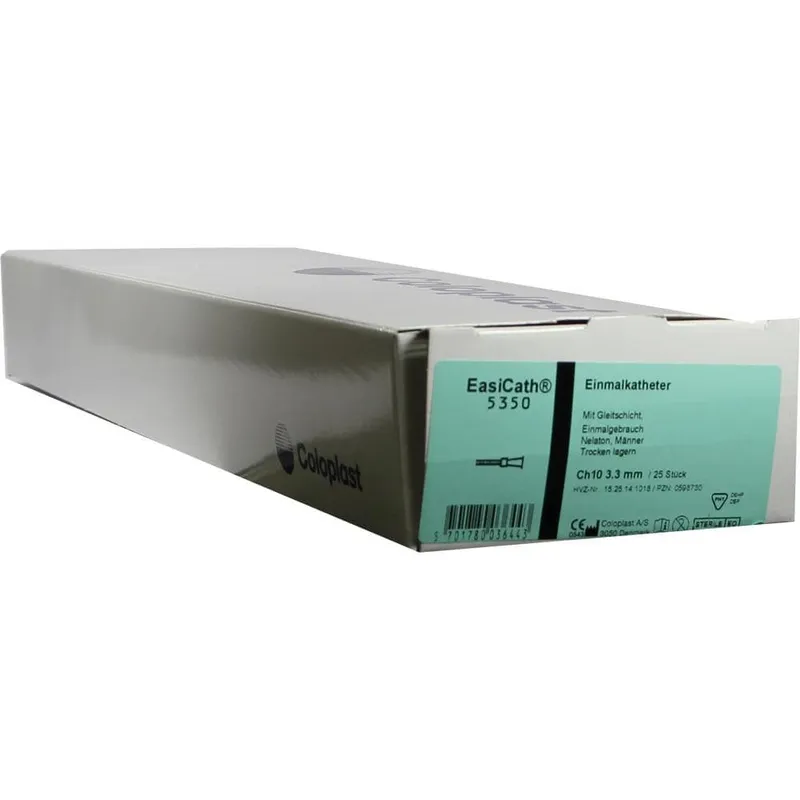 Coloplast EASICATH Einmalkath.Nelaton Ch 10 5350 Männer 25 St Katheter – Produktbild 1 von 1