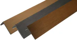 woodstore24 WPC Coex. Abschluss L Winkel, 2900 mm (L) x 68 mm (B) x 54 mm (H) passend WE30 / WE 56 und Classic Serie - Farbe: TEAK – Produktbild 1 von 1