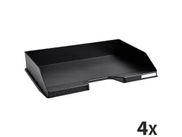 Exacompta 8 Exacompta Briefablagen Combo Maxi "ECOBlack", DIN A4+, Quer, schwarz, für je 500 Blatt – Produktbild 1 von 1