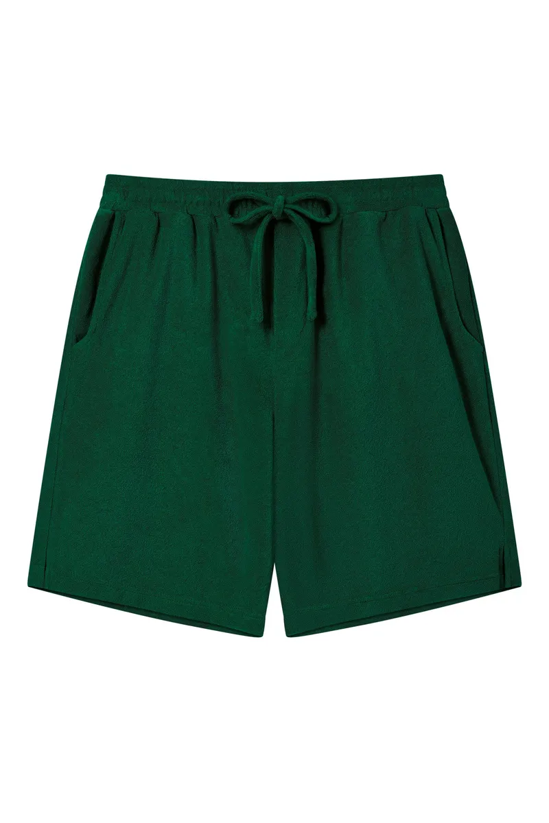 KOMODO KOMODO Herren vegan Shorts Terry Jerry Dschungel Grün, Dunkelgrün, – Produktbild 1 von 1