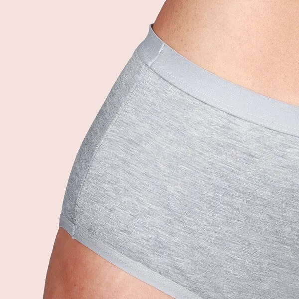 Taynie Ultra Periodenunterwäsche Biozidfrei 60°C Taynie Comfort Bamboo Ultra, Grau, – Produktbild 3 von 4