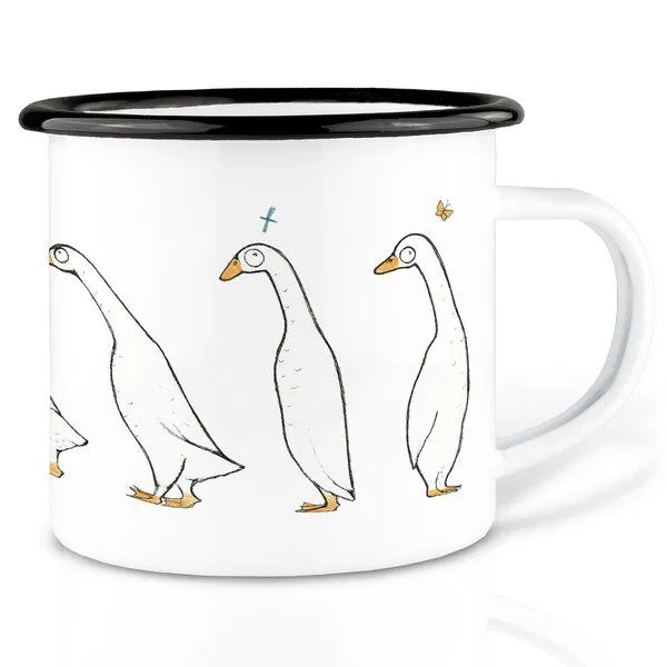 LIGARTI Emaille Tasse – Insektenstudie – LIGARTI Tiermanufaktur – Produktbild 1 von 4