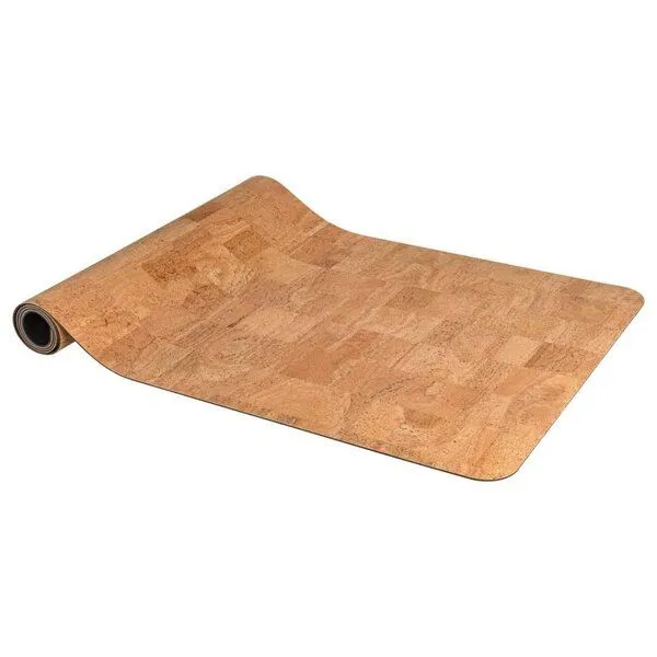Kork-Deko Kork-Deko Yogamatte Beige aus Kork | Gymnastikmatte | Anti-Rutsch-Beschichtung | 180x66 cm – Produktbild 1 von 5