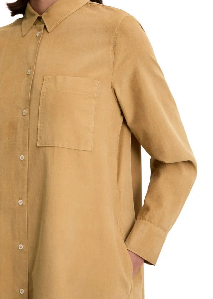 Marc O'Polo Marc O'Polo Hemdblusenkleid aus Feincord, Braun, – Produktbild 4 von 5