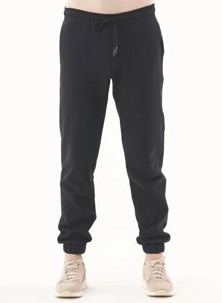 ORGANICATION ORGANICATION ESSENTIALS - PARSSA - Soft Touch Sweathose aus Bio-Baumwolle, Schwarz(black), – Produktbild 2 von 3
