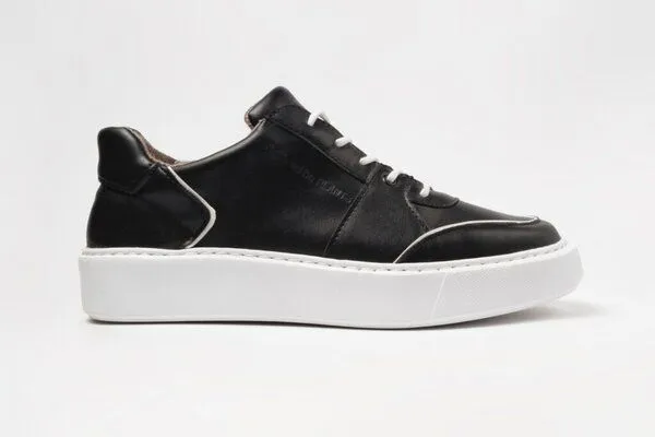 AGAZI AGAZI EMI LOW - grape leather sneakers (vegan, plant-based), Lila, – Produktbild 2 von 4