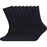 CAMANO camano 8 Paar Premium Socken ohne Gummidruck Biobaumwolle, Navy, – Produktbild 1 von 1