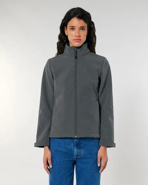 YTWOO YTWOO Damen Eco Softshell Jacke, Anthrazit, – Produktbild 1 von 4