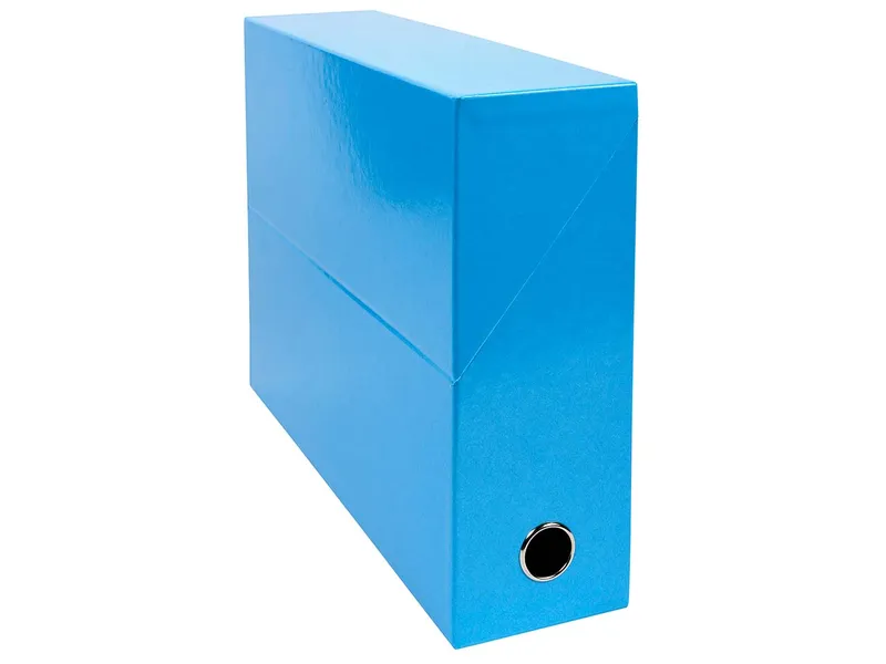 Exacompta 5 Exacompta Archivboxen "Iderama", Griffloch, DIN A4, RB 90 mm, Hellblau, – Produktbild 1 von 1