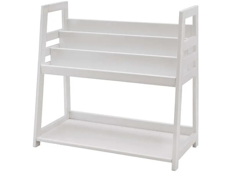 Infantil Infantil Kinderregal 'Montessori' B83xT38xH75cm, Bücherregal oben, Buche weiß – Produktbild 1 von 1
