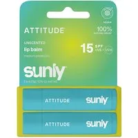 Attitude Attitude Sunly Lippenbalsam LSF15 Duo - Parfümfrei – Produktbild 1 von 1